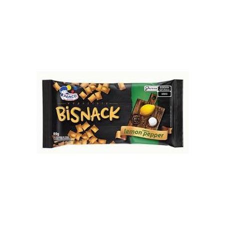 SALGADINHO BISNACK LEMON PEPPER PANCO 80G
