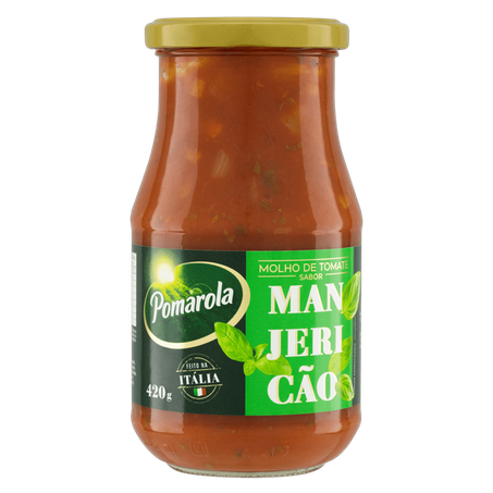 Molho tomate pomarola chef manjericao 420ml