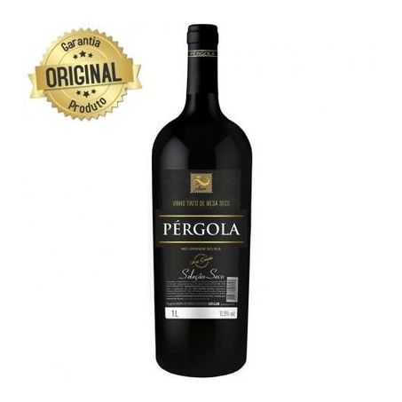 Vinho de Mesa Branco Pérgola  Seleção Seco Garrafa 1lt