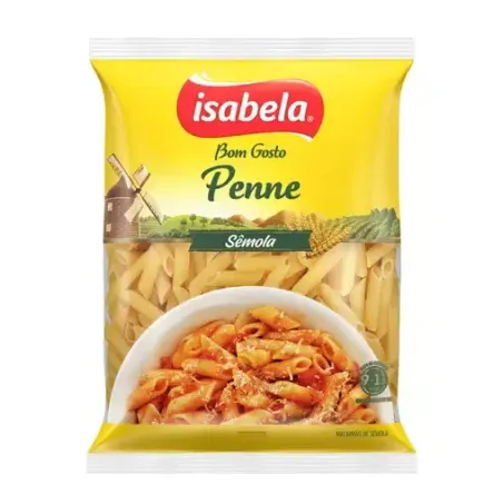 MASSA SEMOLA PENNE BOM GOSTO ISABELA 400G