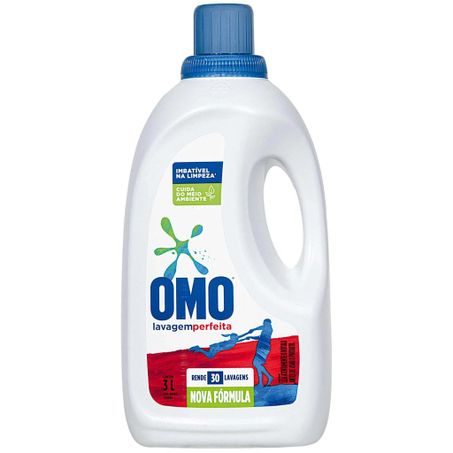LAVA ROUPAS LIQ LAVAGEM PERFEITA OMO 3LT