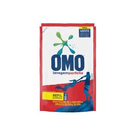 Sabao liq omo lav perfeita sache 900ml