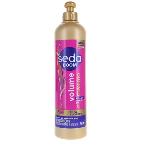 Creme para pentear seda boom volume maximo 350ml 360-0