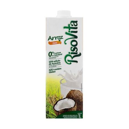 Bebida Risovita de Arroz Sabor Coco 1l