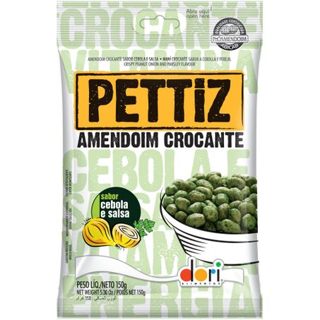 Amendoim pettiz cebola e salsa 120g