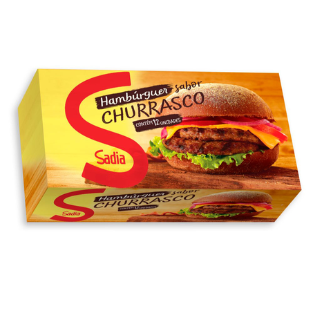 Hambúrguer Sadia Churrasco 672G