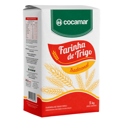 Farinha de trigo cocamar 5kg