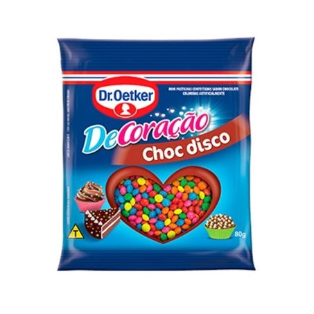 Oetker-decoracao choc disco 80g