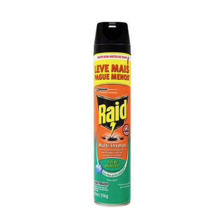 INSETICIDA RAID MULTI INSETOS OLEO DE EUCALIPTO + ECONOMICO 420ML