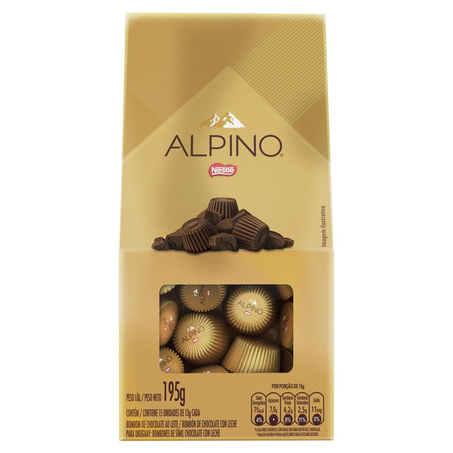 Chocolate Nestlé 195g - Alpino - Bag
