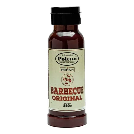 Molho barbecue poletto original 280ml