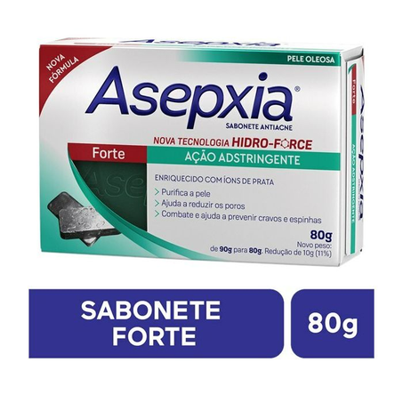 Sabonete Asepxia Forte 80G