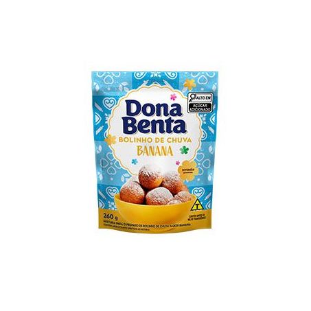 Mistura Bolinho De Chuva Dona Benta Banana 260g