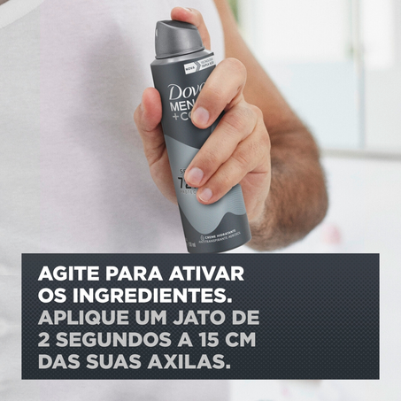Desodorante Aerosol Dove MenCare Sem Perfume 150ml 360-5
