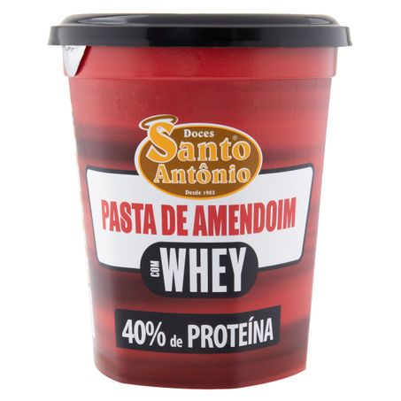 PASTA DE AMENDOIM COM WHEY ZERO LACTOSE SANTO ANTÔNIO