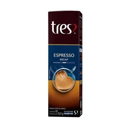 Cafe 3 coracoes caps decafeinado 8g