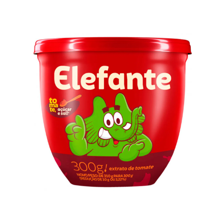 Extrato tomate elefante 300g pote