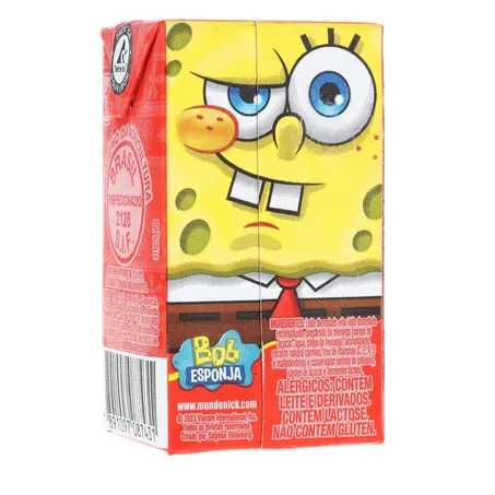 LEITE FERMENTADO BOB ESPONJA MORANGO C/6 360-16