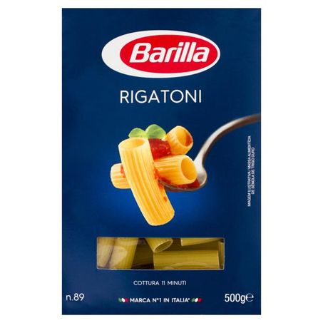 MASSA BARILLA RIGATONI GRANO DURO N.89 500G