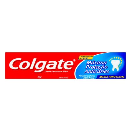 Creme dental proteção anticárie menta colgate