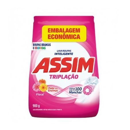 DETERGENTE PÓ ASSIM FLORAL SC 900GR