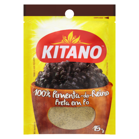TEMPERO KITANO PIMENTA PRETA PO 15G