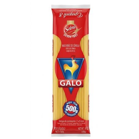 Galo Macarrão Espagute 500G Nº8