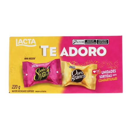 CAIXA SONHO DE VALSA E OURO BRANCO SORTIDOS 220G