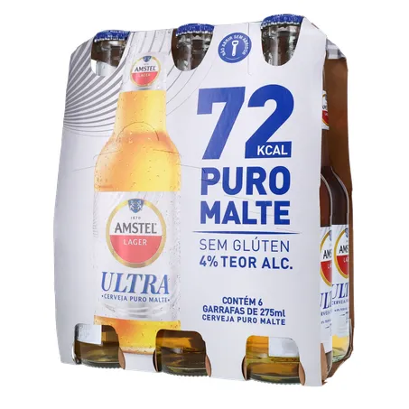 Cerveja amstel puro malte ln pack 6 275m 360-2