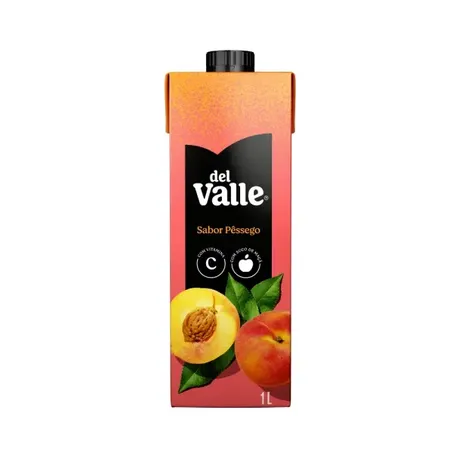 SUCO DEL VALLE MAIS NÉCTAR PÊSSEGO 1L