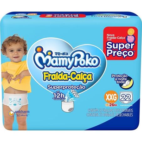 Fralda Desc Mamypoko 22un Superprotecao Xxg Jumbo