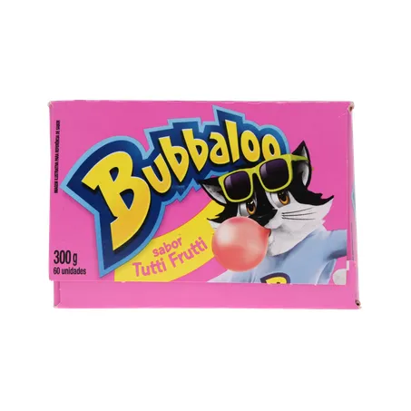 Chicle Bubbaloo Tutti Frutti 60 Unidades 5g 360-9
