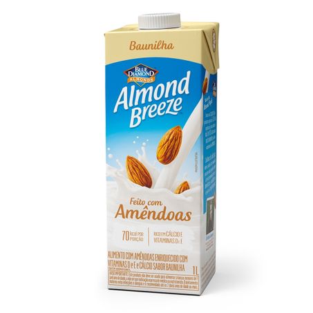 Alimento almond breeze baunilha 1 litro