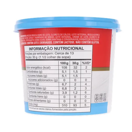 Creme De Queijo Ricota Light President 380G 360-19
