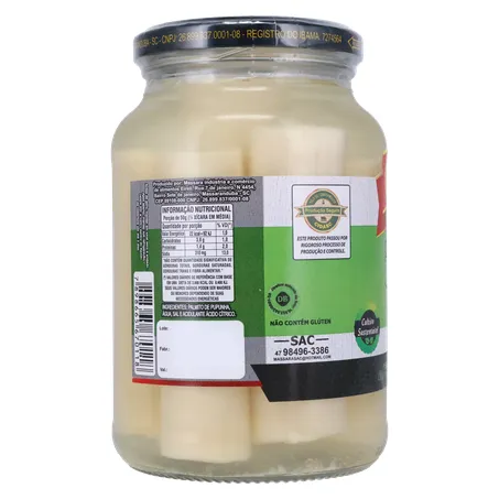 Palmito gdm pupunha tolete 300g 360-25
