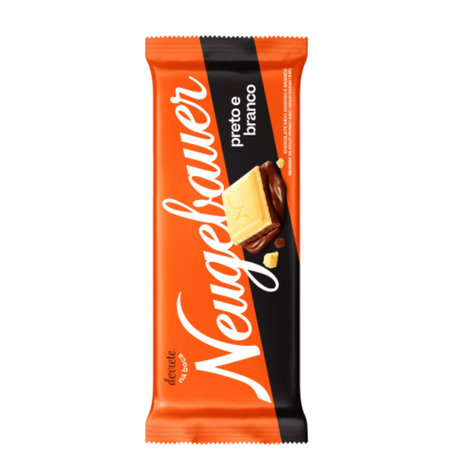 Chocolate barra neugebauer 65g preto e branco
