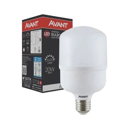 LAMPADA AVANT LED BULBO HP 20W LUZ BRANCA