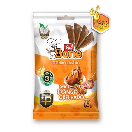 BIFINHO PRO BONE CANINO FRANGO 65 G               
