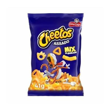 Salgadinho elma chips cheetos mix de queijos pacote 41g