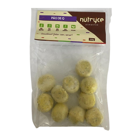 Pao queijo nutryce funcional veg 250g