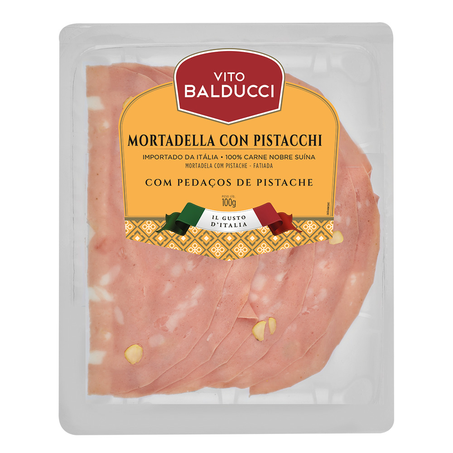 Mortadela Vitu Balducci com Pedaços de Pistache 100g