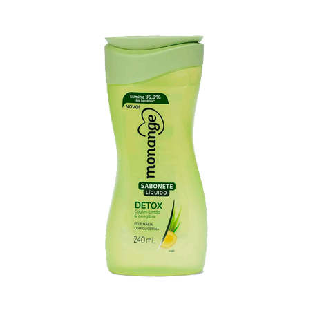 SABONETE LIQUIDO DETOX MONANGE 240 ML             
