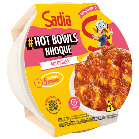 NHOQUE MOLHO BOLONHESA CONGELADO SADIA 300G
