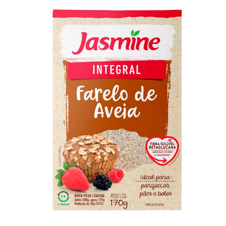 Farelo de Aveia Jasmine 170G