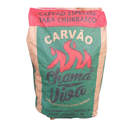 CARVÃO CHAMA VIVA 5KG