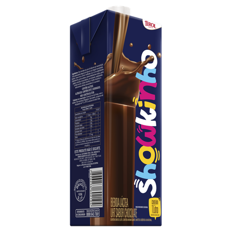 Bebida láctea chocolate showkinho 1l