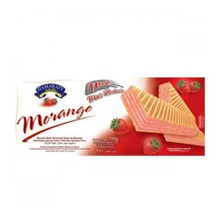 Biscoito Wafer Itamaraty Morango Pacote 110G