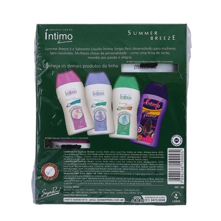 Sabonete intimo sergio paris s.brezz.kit 360-2