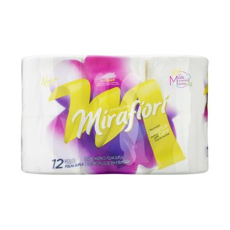 PAPEL HIG MIRAFOIRI FOLHA DUP C/12