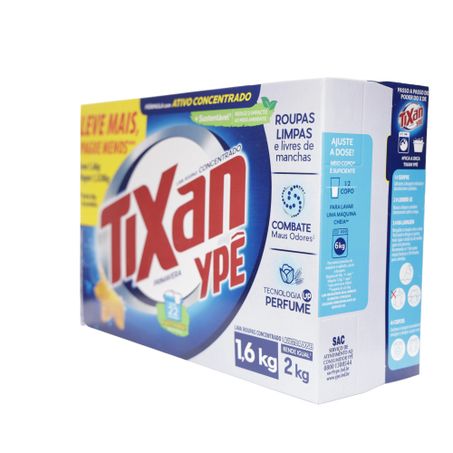 LAVA ROUPAS TIXAN YPE PRIMAVERA GRÁTIS 80G 1,6KG  360-8